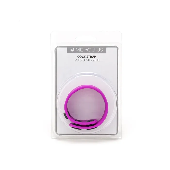 Me You Us Silicone Cock Strap Purple ME YOU US Vibrators