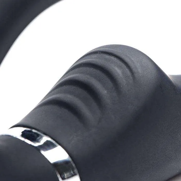 Strap U Female Sex Toys 10X Mighty Rider Vibrating Strapless Strapon Black