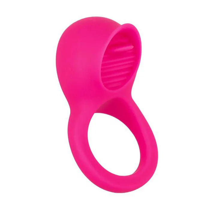 CalExotics Male Sex Toys CalExotics Teasing Tongue EnhancerCock Ring Pink