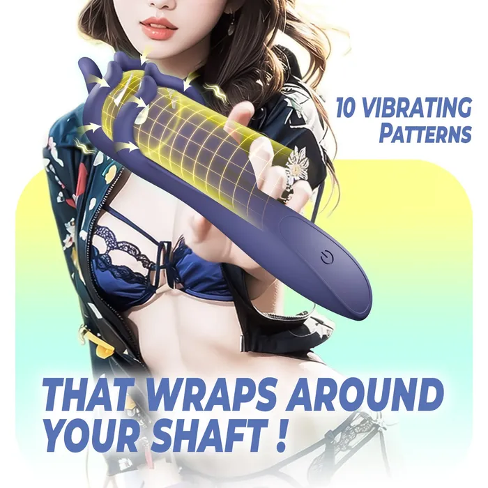 Amovibe Male Sex Toys Male Adult Toys with 9 Powerful Vibration Settings