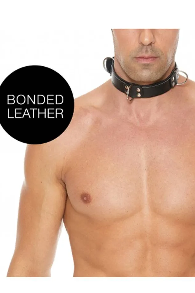 Couples Shots Toys Ouch by Shots Toys Deluxe Bondage Collar Black