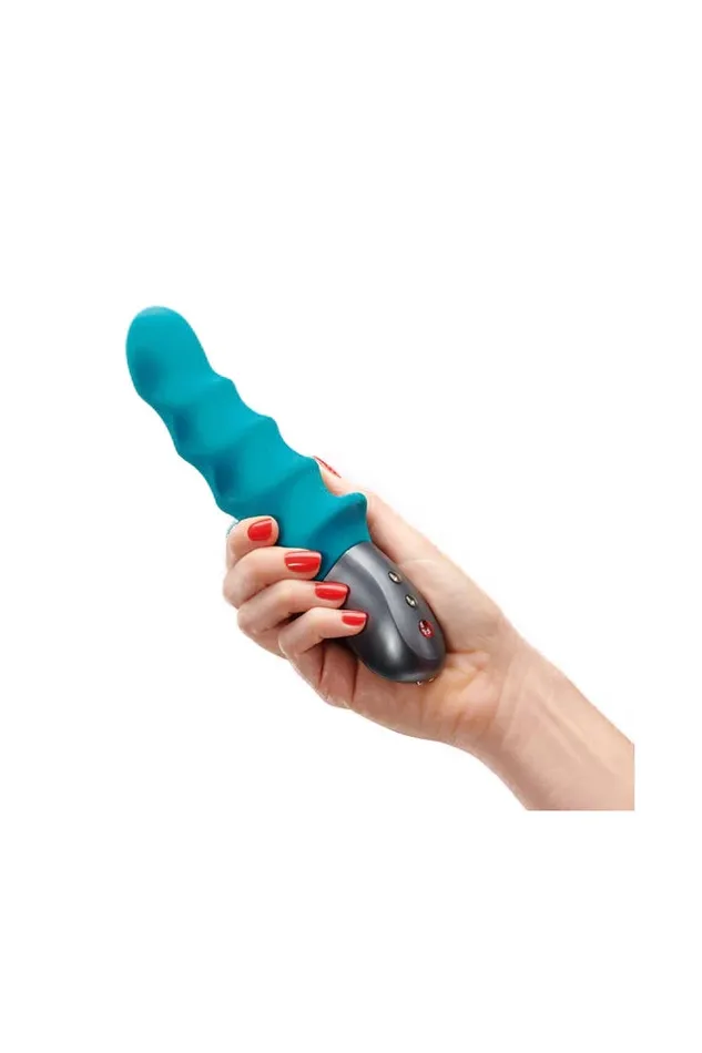 Fun Factory Fun Factory Stronic Surf Ribbed Pulsator Petrol Female Sex Toys
