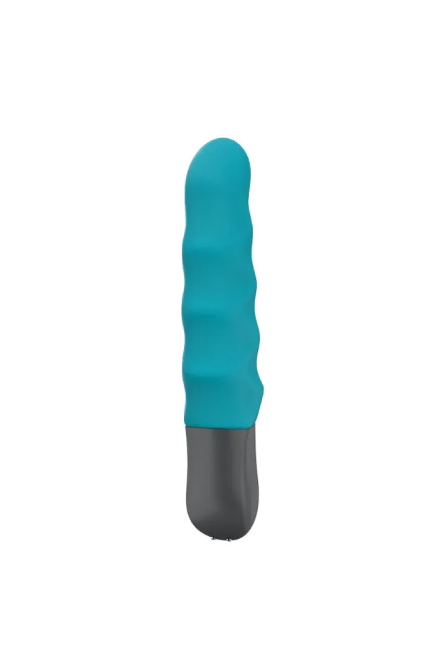 Fun Factory Fun Factory Stronic Surf Ribbed Pulsator Petrol Female Sex Toys
