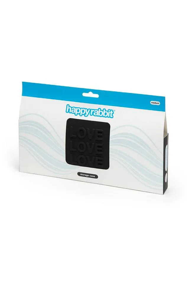 Lovehoney Happy Rabbit LOVE Storage Zip Bag Medium Lovehoney Vibrators