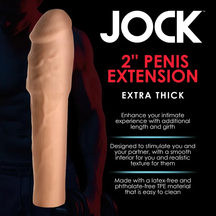 Curve Toys Male Sex Toys Extra Thick 2 Inch Penis Extension