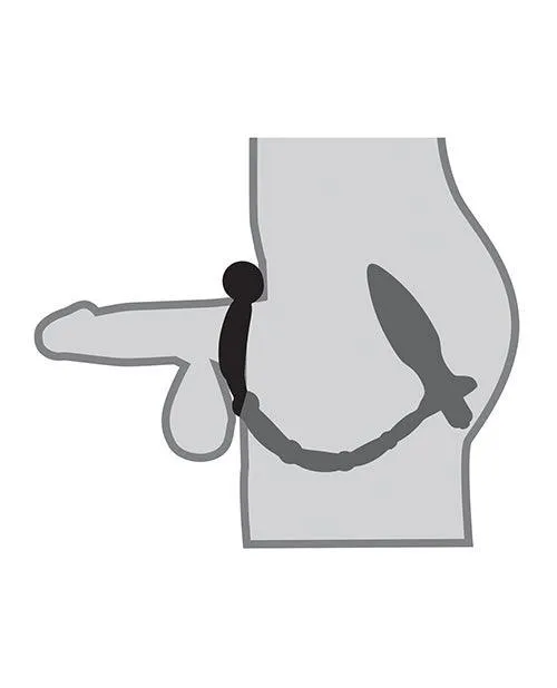 Anal Pipedream Products Anal Fantasy Collection Ass Kicker Wcockring Black