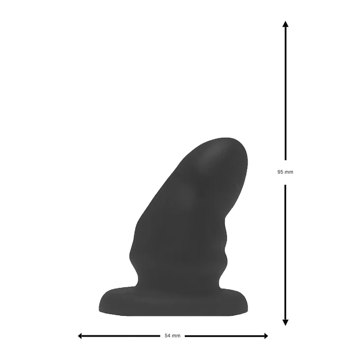 Anal Brutus Brutus Bum Buddy Invictus Butt Plug Black Small