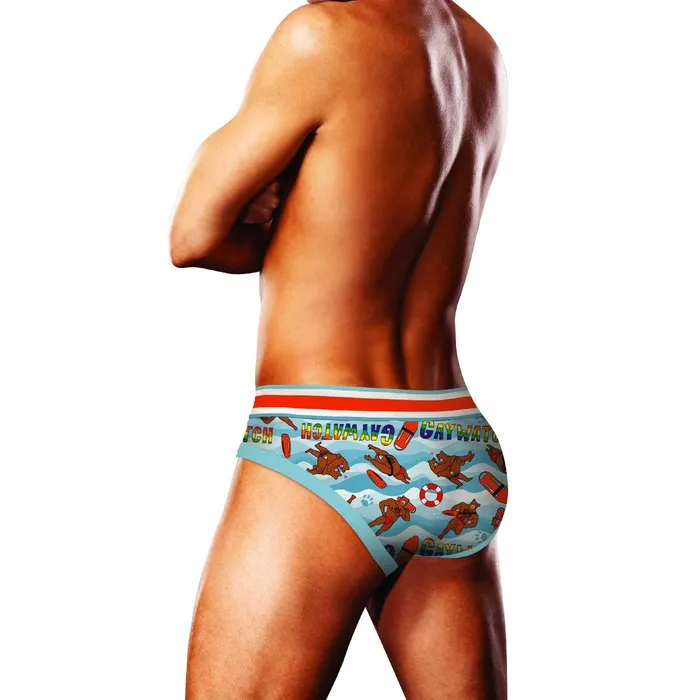 Prowler Gaywatch Bears Brief Blue Orange Prowler Vibrators
