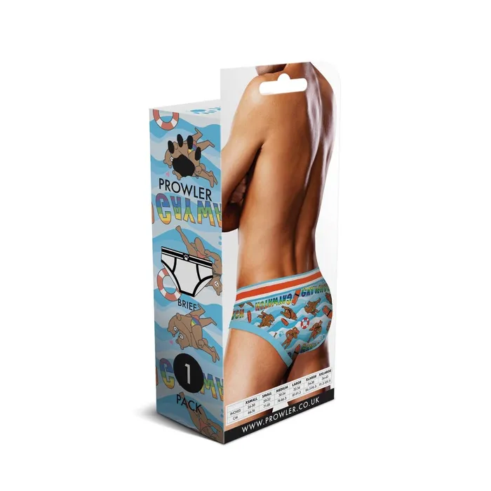Prowler Gaywatch Bears Brief Blue Orange Prowler Vibrators