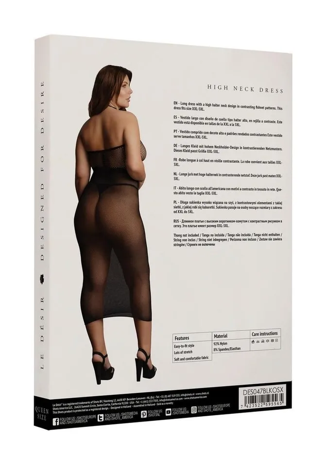 Vibrators Le Desir Le Desir High Neck Dress